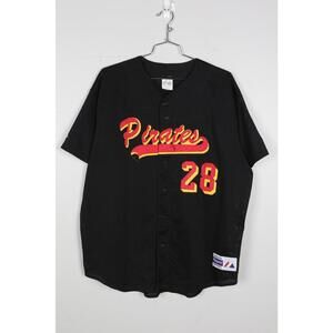 90's Majestics Pirates #28 Baseball Jersey